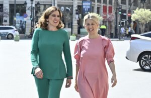 Yolanda Díaz en el estreno de Valencia como Capital de la Economía Social 2024